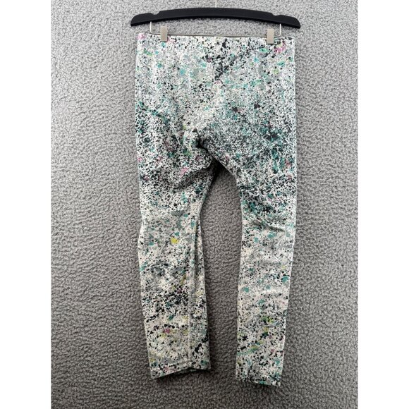 Nike Womens Splatter Print Cotton & Spandex Leggings Size Medium - Picture 3 of 6